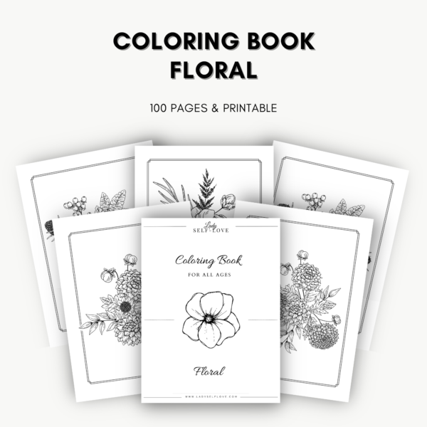 Floral Coloring Book