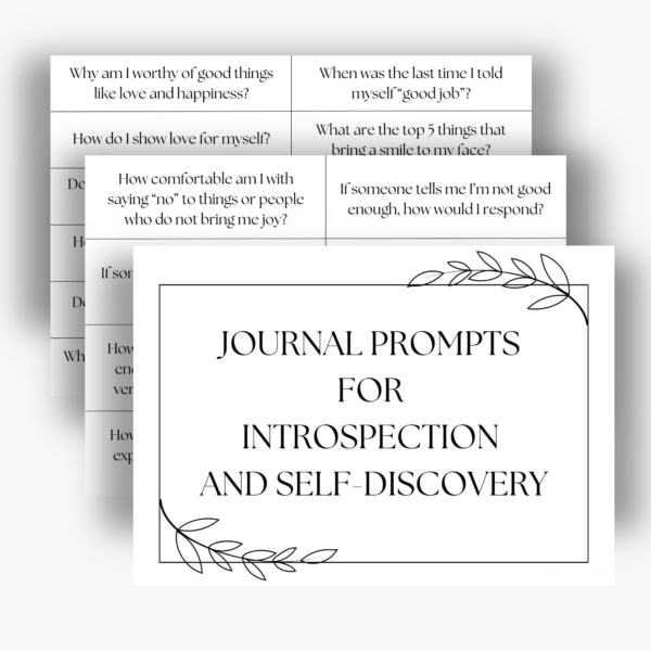 Journal Prompts for Introspection and Self-Discovery